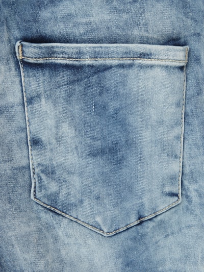 Tom Tailor Comfy Fit Bleached Jeans mit Steppungen Jeansblau 2