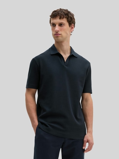 Marc O'Polo Regular Fit Poloshirt aus reiner Baumwolle Marine 4