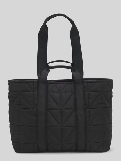 BOSS Shopper met doorgestikt motief, model 'PALMAH' Zwart - 4