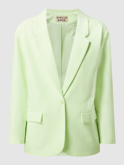 Stella Nova Blazer met rayon, model 'Cam' Neon groen - 2