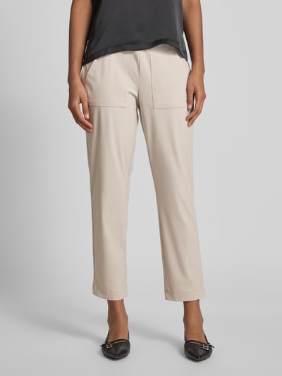 Raffaello Rossi Spodnie materiałowe o kroju regular fit o skróconym kroju model ‘IRA’ Kamienny 4