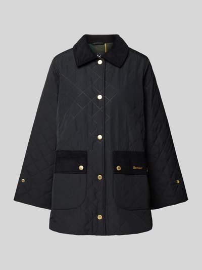 Barbour Jacke mit Steppnähten Modell 'CORINNE' Black 2