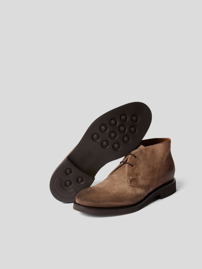 Doucal's Desert Boots aus Leder Dunkelbraun 5