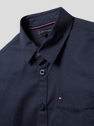 Tommy Hilfiger Teens Hemd mit Stretch-Anteil Marineblau 2