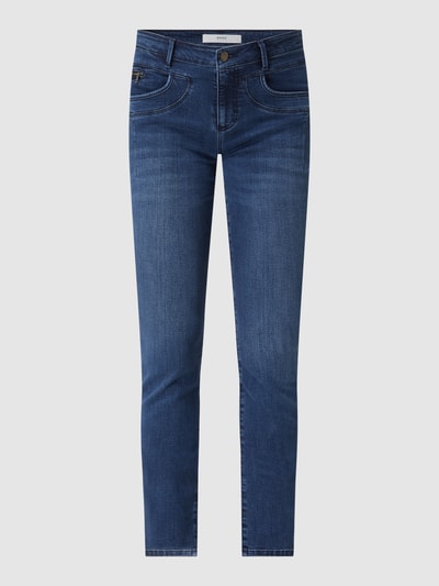 Brax Jeans met stretch, model 'Shakira'  Donkerblauw - 2