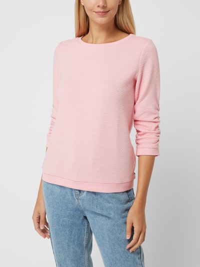 Tom Tailor Denim Sweatshirt met 7/8-mouwen  Roze - 4