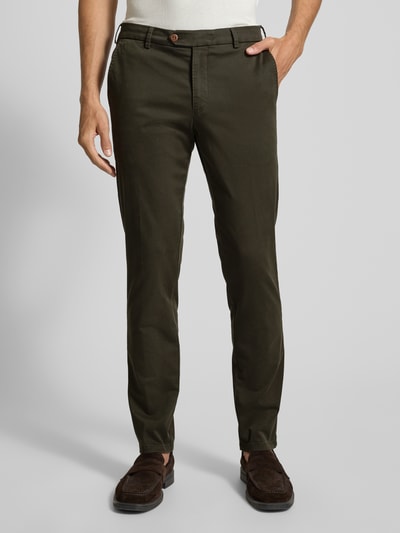 Mmx Chino mit Gesäßtaschen Modell 'Lupus' Oliv 4