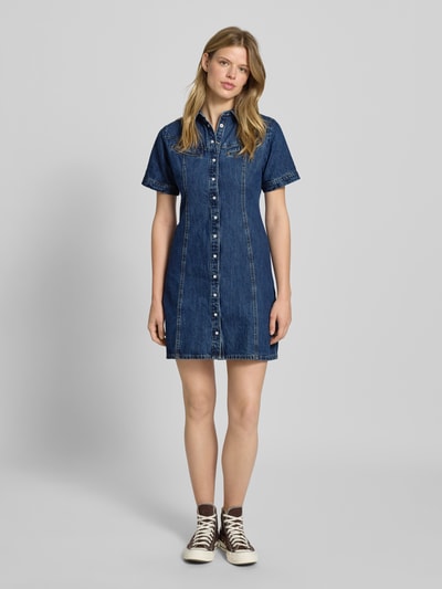 Levi's® Mini-jeansjurk met overhemdkraag Jeansblauw - 1