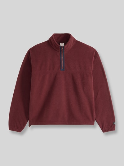 Levi's® Troyer z podszewką wewnętrzną z polaru Bordowy 2