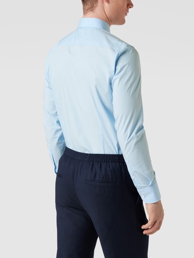 BOSS Slim Fit Businesshemd aus Popeline mit Stretch-Anteil Hellblau 5