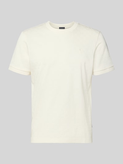 JOOP! COLLECTION T-Shirt mit Logo-Stitching Modell 'Benluco' Offwhite 1