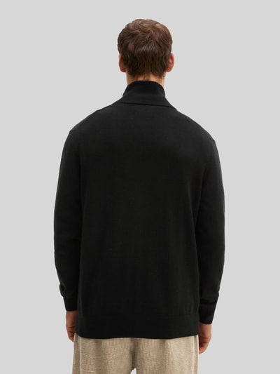 Marc O'Polo Regular Fit Strickjacke aus Baumwoll-Mix Black 5