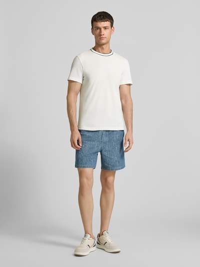 Lacoste Regular Fit T-Shirt aus Baumwoll-Mix Offwhite 1