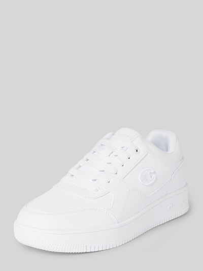 CHAMPION Sneaker mit Logo- und Label-Stitching Modell 'REBOUND LOW' Weiss 1