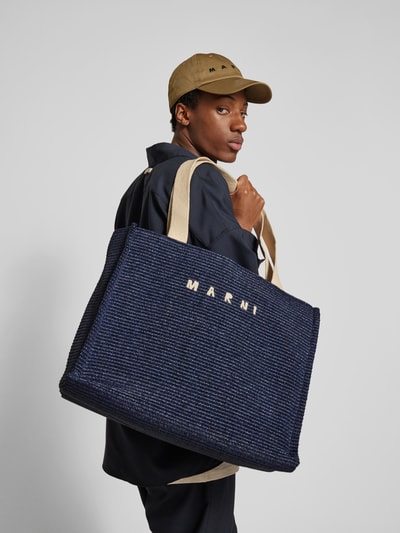 Marni Strandtasche von Label-Stitching Marine 1