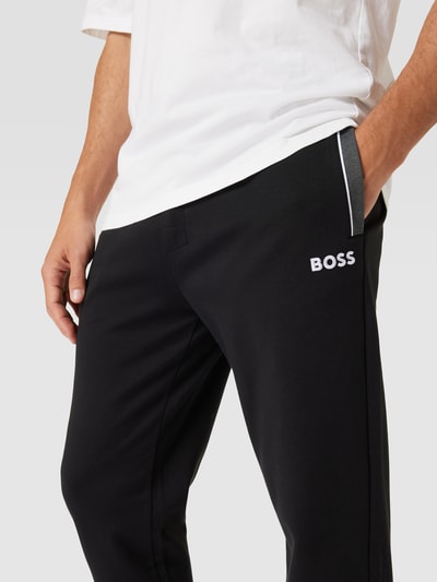 BOSS Sweatpants mit Logo-Stitching Black 3