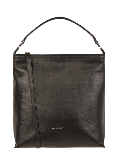 Coccinelle Hobo Bag aus Leder mit Kettendetails  Black 2