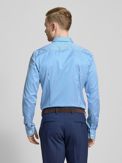 Jake*s Slim Fit Businesshemd in Premiumqualität mit extra langem Arm Royal 5