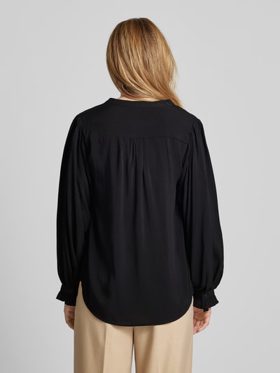 Soyaconcept Blouseshirt met V-hals, model 'RADIA' Zwart - 5