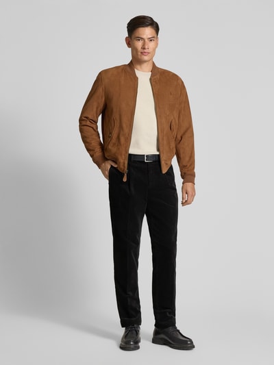 SELECTED HOMME Regular Fit Cordhose aus Baumwoll-Mix Modell 'LEROY' Black 1