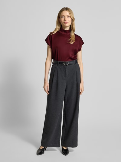 Drykorn Blouseshirt met opstaande kraag, model 'ALARIA' Bordeaux - 1