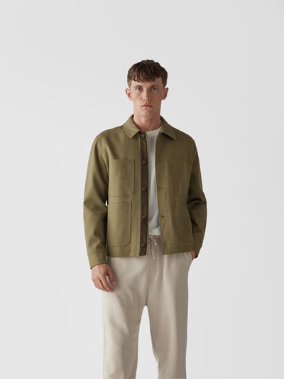 Vince Jacke mit Umlegekragen Grass 4