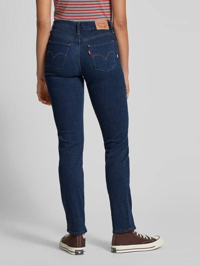 Levi's® 300 Slim Fit Jeans mit Viskose-Anteil Modell '312™' Dunkelblau 5