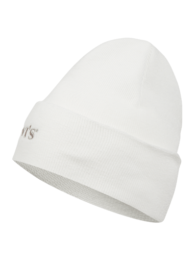 Levi's® Beanie mit Logo-Stickerei  Weiss 1