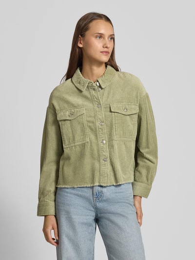 Only Kurtka sztruksowa o kroju regular fit z czystej bawełny model ‘MARINA-ENY LIFE’ Miętowy 4