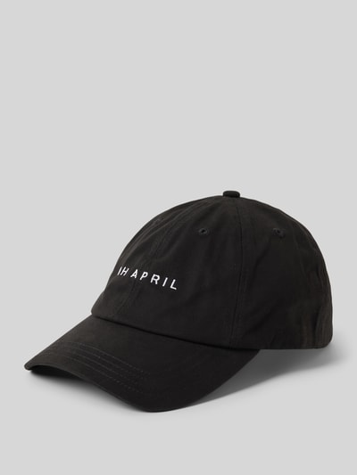 OH APRIL Basecap mit Label-Stitching Black 1