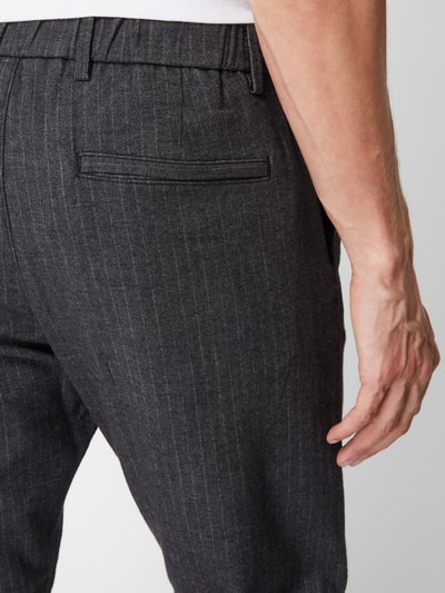 SELECTED HOMME Slim Tapered Fit Hose mit Stretch-Anteil Modell 'York' Mittelgrau 3