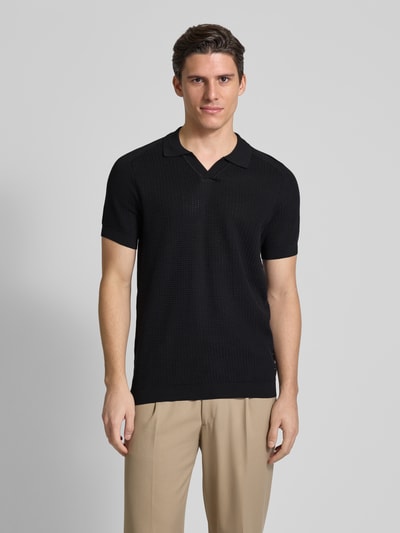 JOOP! Collection Regular Fit Poloshirt mit V-Ausschnitt Marine 4