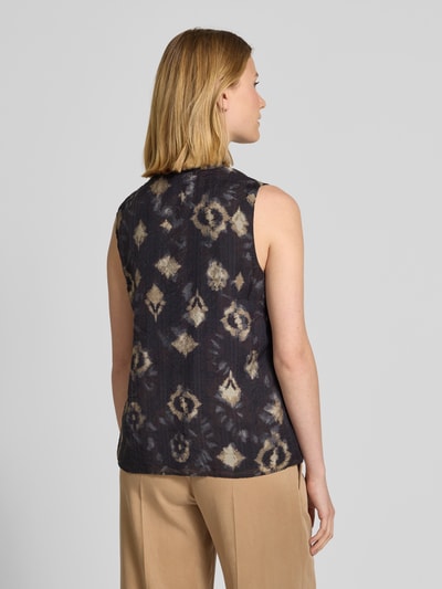 Jake*s Collection Blousetop met druppelvormige hals Zwart - 5