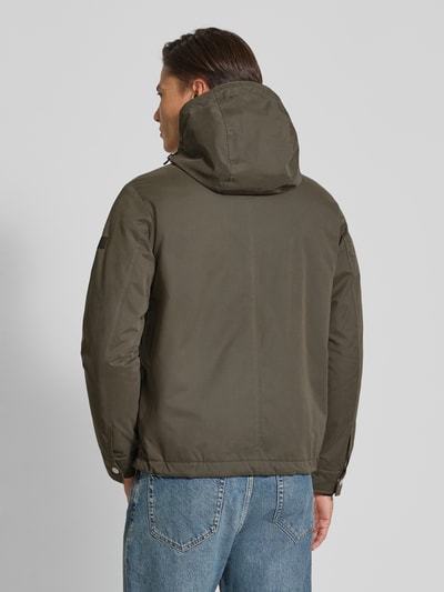 Marc O'Polo Regular Fit Funktionsjacke mit Baumwoll-Anteil Khaki 5