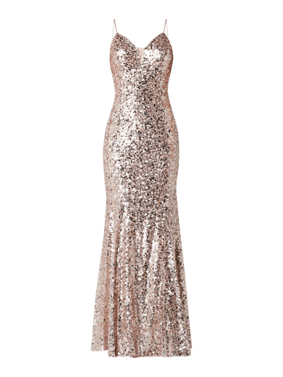 TROYDEN COLLECTION Abendkleid mit Pailletten  Hellrosa 2