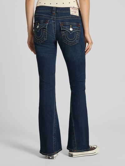 TRUE RELIGION Bootcut-Jeans aus Baumwoll-Mix Modell 'JOEY' Dunkelblau 5