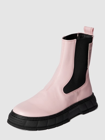 Viron Chelsea boots met statementprint Roze - 2