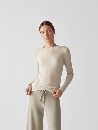 Agnona Klassischer Pullover Beige 4