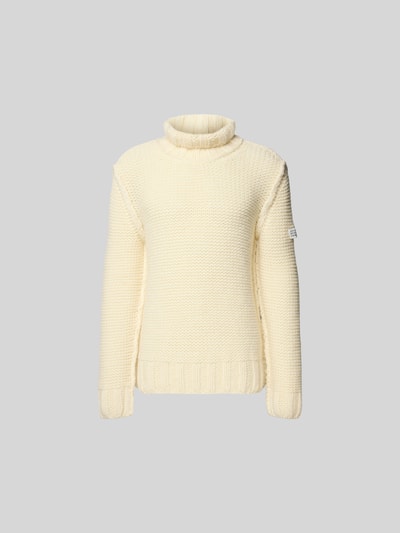 MM6 Maison Margiela Pullover aus reiner Schurwolle Beige 2