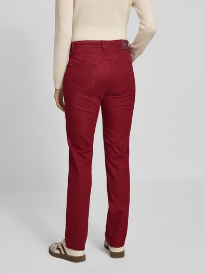 Brax Jeansy o kroju slim fit z 5 kieszeniami model ‘STYLE.MARY’ Bordowy 5