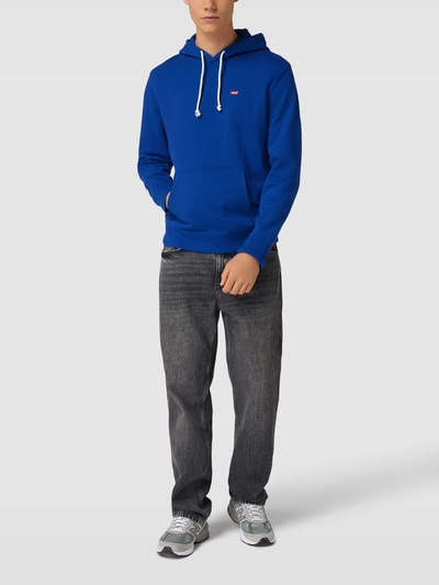 Levi's® Hoodie met labelstitching, model 'Mazar' Koningsblauw - 1