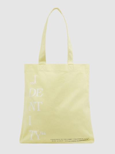 Marc O'Polo Tote Bag aus Canvas Hellgelb 5