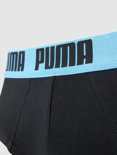 Puma Boxershort met logo in band in een set van 2 stuks Zwart - 2