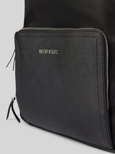 Antony Morato Rucksack mit Label-Applikation Black 3