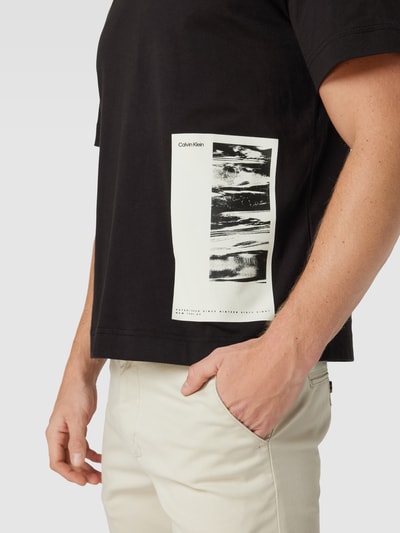 CK Calvin Klein T-shirt met motiefprint Zwart - 3