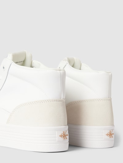 Calvin Klein Jeans High-Top-Sneaker mit Plateau-Sohle Modell 'VULC' Weiss 3