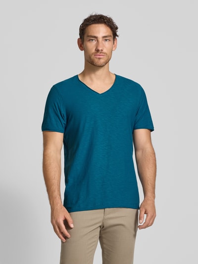 MCNEAL T-Shirt mit V-Ausschnitt Petrol 4