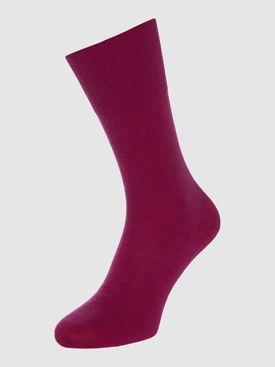 Falke Socken aus Schurwollmischung Modell 'Airport Sock' Pink 1