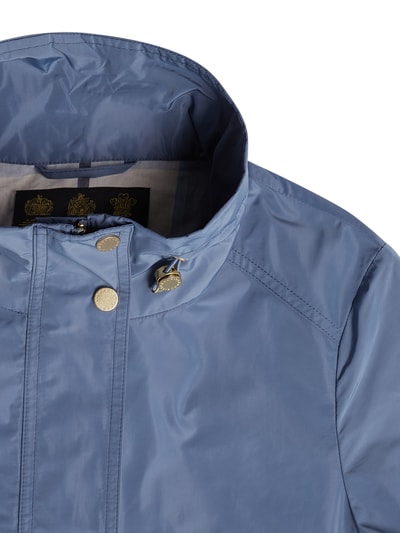 Barbour Parka mit Stehkragen Modell 'Highlands Showerproof' Jeansblau 2