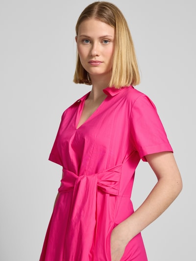 Liu Jo White Kleid mit V-Ausschnitt Pink 3